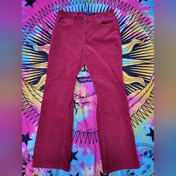 Talbots Red Corduroy Pants - Picture 2 of 4